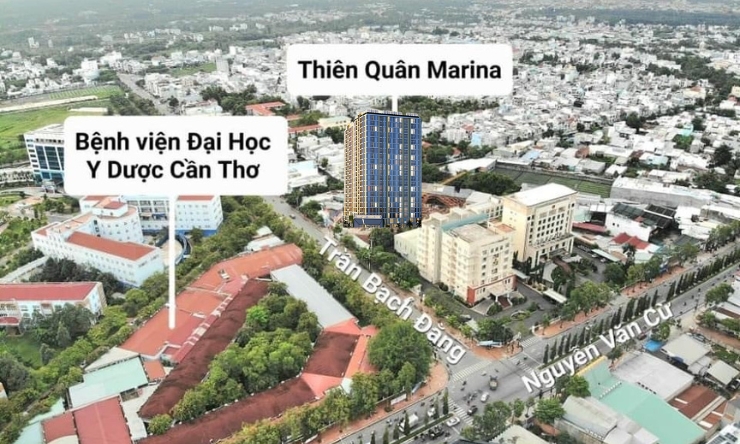 Vị trí chung cư Thiên Quân Marina Plaza Cần Thơ tiềm năng ra sao ? 1 vi tri thuc te thien quan marina plaza